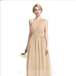 NWT, JJs House Bridesmaid Dress, Champagne, Size 6
